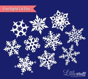 LittleStuff.me: Snowflakes Digital Cut Files